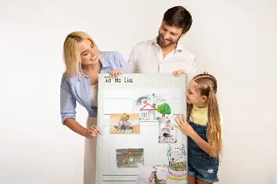 Színes parafatábla Egy lista a megvalósítandó álmokról