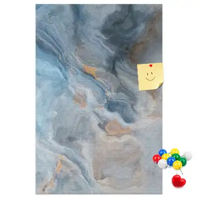 Nagy méretű márványmintás parafatábla