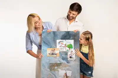 Nagy méretű márványmintás parafatábla