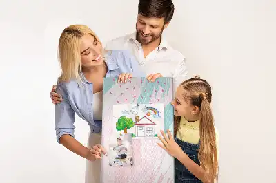 Nagy méretű Absztrakt kompozíció parafatábla