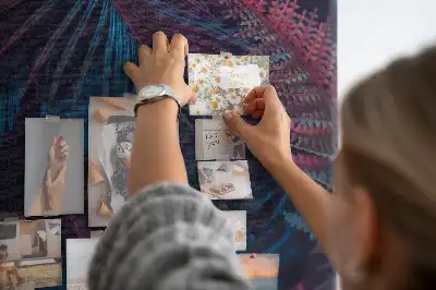 Nagy parafatábla egzotikus levélmintával