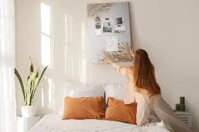 Arany levelek mintás parafatábla