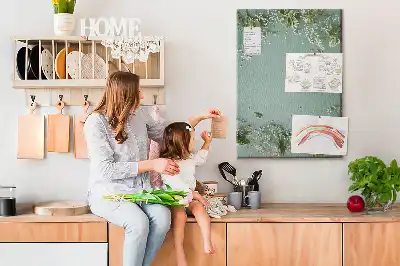Színes parafatábla Gypsophila csokor mintával