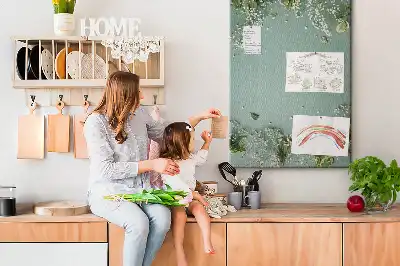Színes parafatábla Gypsophila csokor mintával