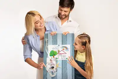 Parafatábla tengerészeti díszítéssel