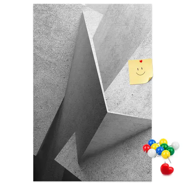 Absztrakt geometriai mintás nagy parafatábla