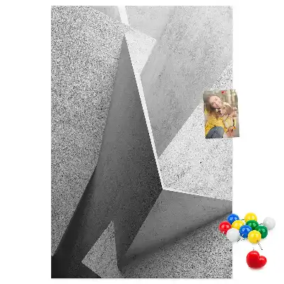 Absztrakt geometriai mintás nagy parafatábla