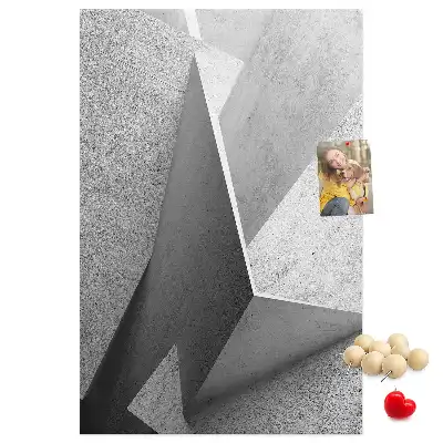 Absztrakt geometriai mintás nagy parafatábla