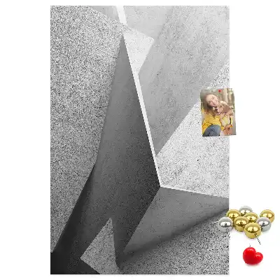 Absztrakt geometriai mintás nagy parafatábla