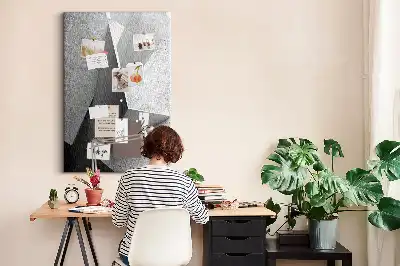 Absztrakt geometriai mintás nagy parafatábla