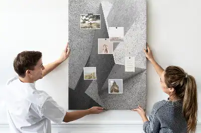 Absztrakt geometriai mintás nagy parafatábla