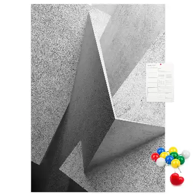 Absztrakt geometriai mintás nagy parafatábla
