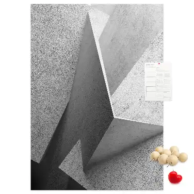 Absztrakt geometriai mintás nagy parafatábla