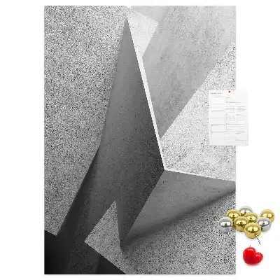 Absztrakt geometriai mintás nagy parafatábla
