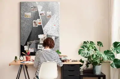 Absztrakt geometriai mintás nagy parafatábla