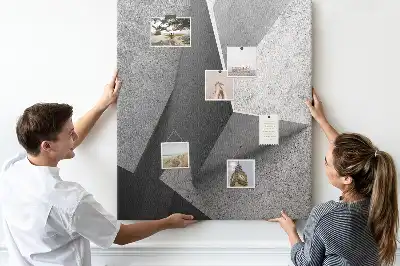 Absztrakt geometriai mintás nagy parafatábla