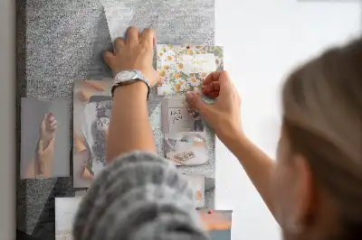 Absztrakt geometriai mintás nagy parafatábla