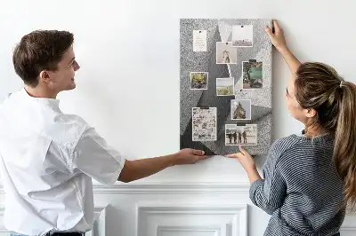 Absztrakt geometriai mintás nagy parafatábla