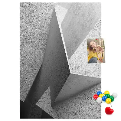 Absztrakt geometriai mintás nagy parafatábla