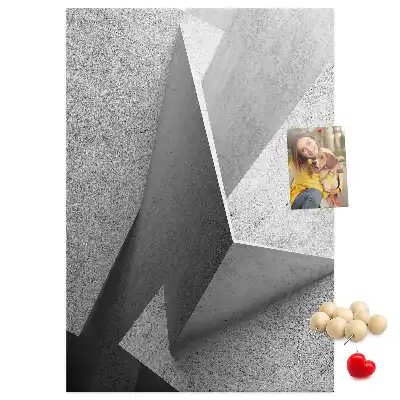 Absztrakt geometriai mintás nagy parafatábla