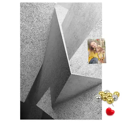 Absztrakt geometriai mintás nagy parafatábla
