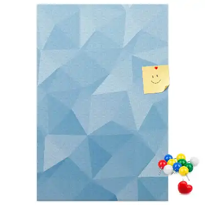 Geometrikus mintás színes parafatábla