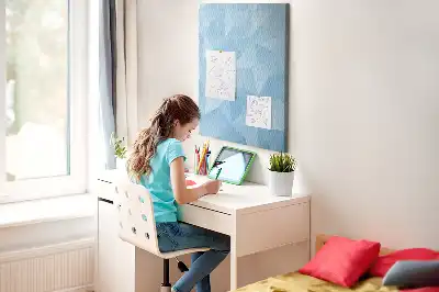Geometrikus mintás színes parafatábla