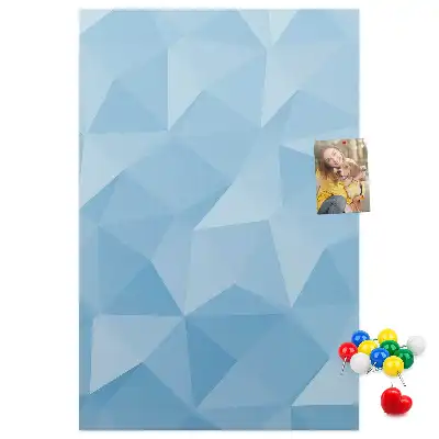 Geometrikus mintás színes parafatábla
