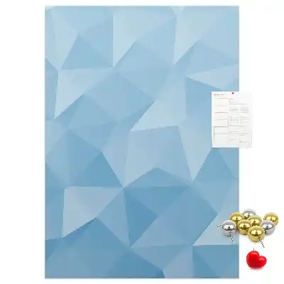 Geometrikus mintás színes parafatábla