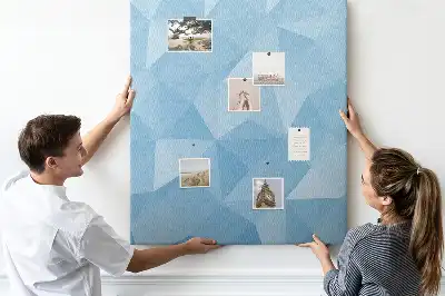 Geometrikus mintás színes parafatábla