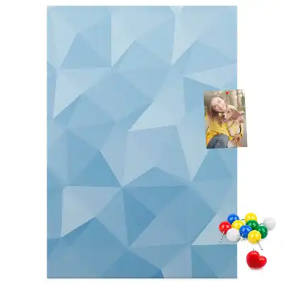 Geometrikus mintás színes parafatábla