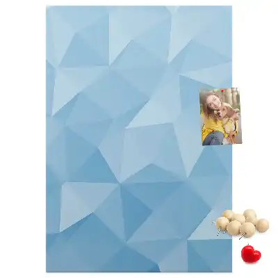 Geometrikus mintás színes parafatábla