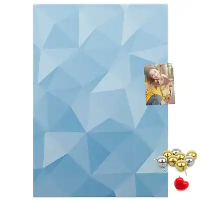 Geometrikus mintás színes parafatábla