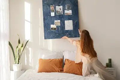 Elegáns márvány mintás színes parafatábla