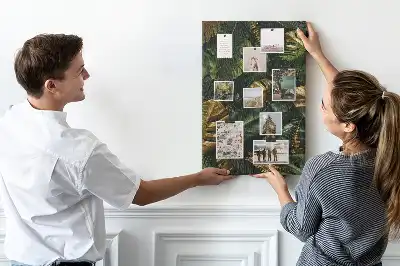 Parafatábla trópusi levelek mintával