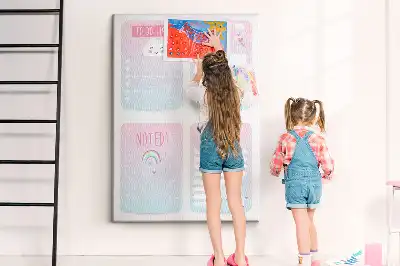 Unikornis mintás parafatábla