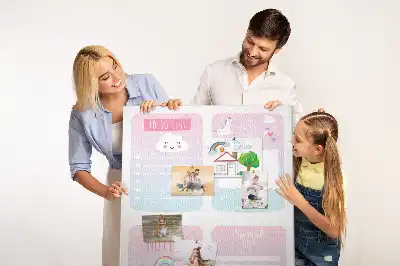 Unikornis mintás parafatábla