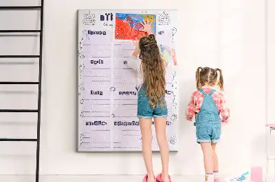 Születésnapi ünnepségtervező parafatábla