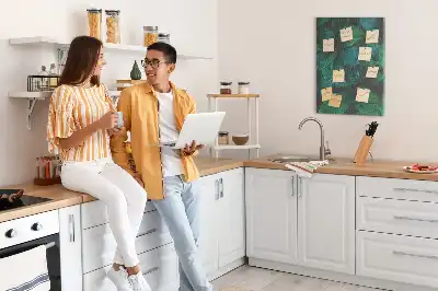 Nagy parafatábla trópusi levelek mintával