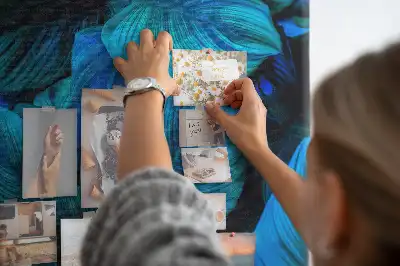 Parafatábla trópusi levelek mintával