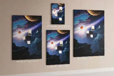 Univerzum galaxis mintás nagy parafatábla