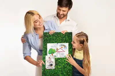 Parafatábla levél mintás kerítésként
