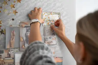 Színes parafatábla apró csillagok mintával
