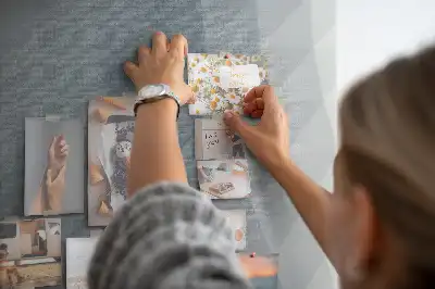 Absztrakt szürke hullámok parafatábla