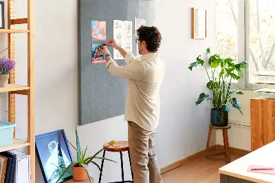 Absztrakt szürke hullámok parafatábla