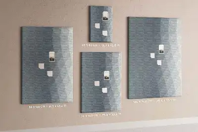 Absztrakt szürke hullámok parafatábla