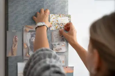 Absztrakt szürke hullámok parafatábla