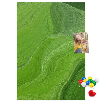 Színes absztrakt hullámok mintás parafatábla