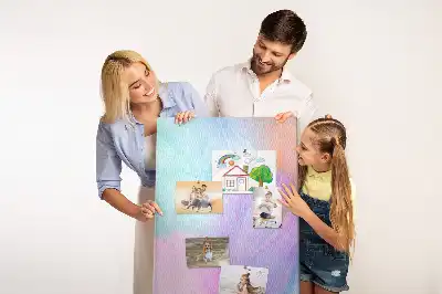 Parafatábla pasztell tollakkal