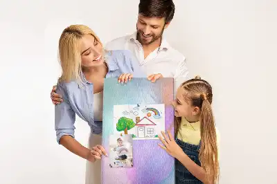 Parafatábla pasztell tollakkal